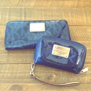 Michael Kors wallet and wristlet change purse